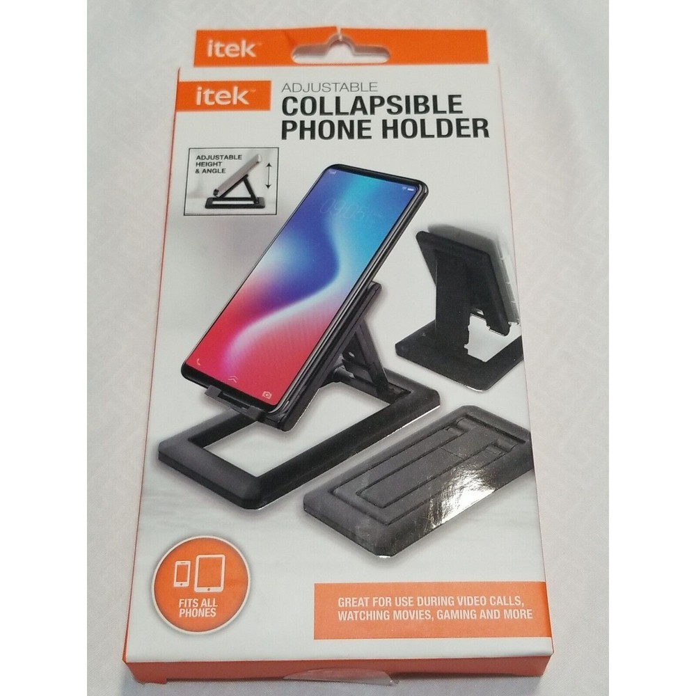 Itek Adjustable Collapsible Phone Holder